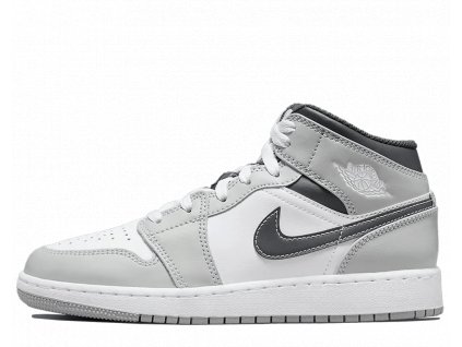 Air Jordan 1 Mid Light Smoke Grey (GS)