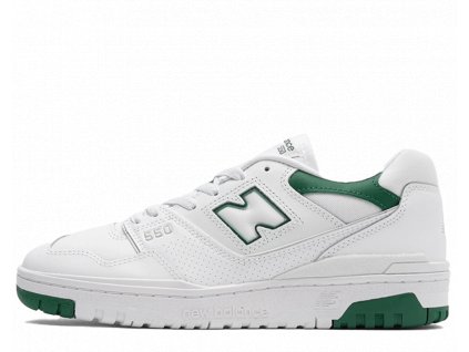 New Balance 550 White Classic Green