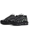 Nike Air Max Plus Black Green Strike Metalic Silver (GS) 2