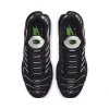 Nike Air Max Plus Black Green Strike Metalic Silver (GS) 3