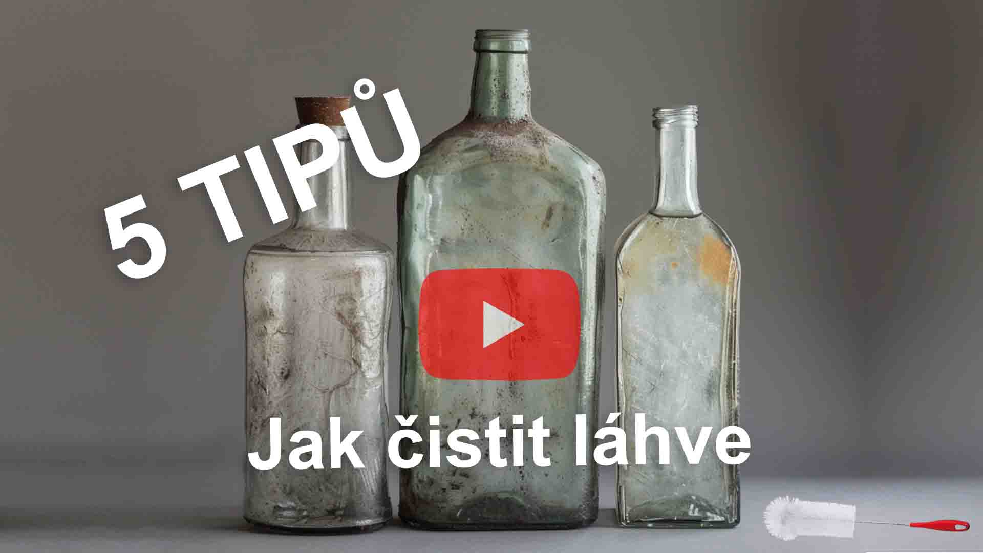 5 tipů, jak čistit láhve