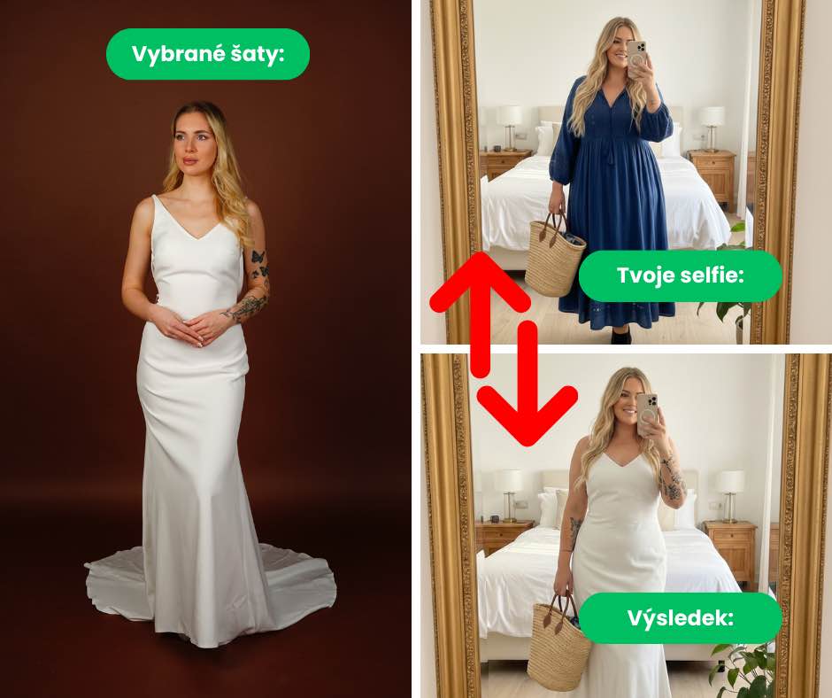 Online zkouška svatebních šatů
