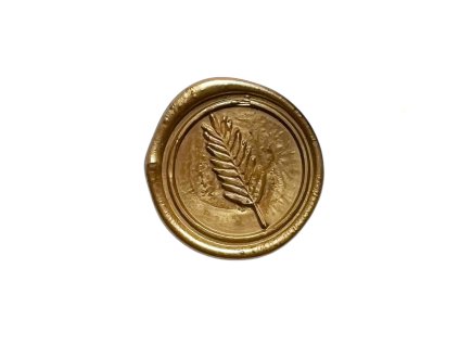 Pečeť na obálku - Feather (Barva Pastelová růž)