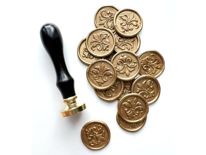 Pečeť na obálku - L. Flower (Barva Pastelová růž)