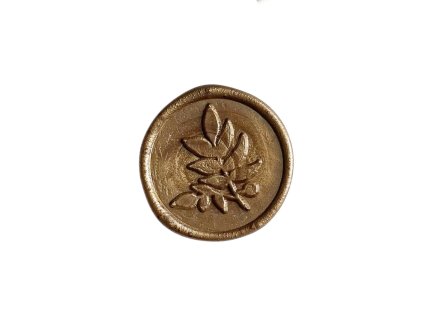 Pečeť na obálku - Leaf II. (Barva Pastelová růž)