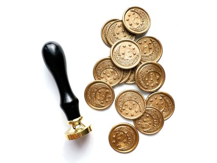 Pečeť na obálku - Moon (Barva Bílá)