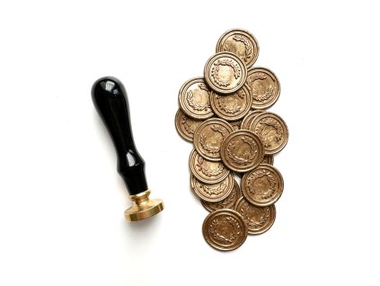 Pečeť na obálku - Olive Wreath II. (Barva Pastelová růž)