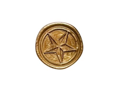 Pečeť na obálku - Star (Barva Bílá)