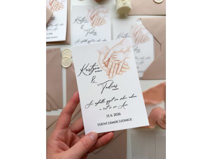 Svatební oznámení - Spojeni láskou