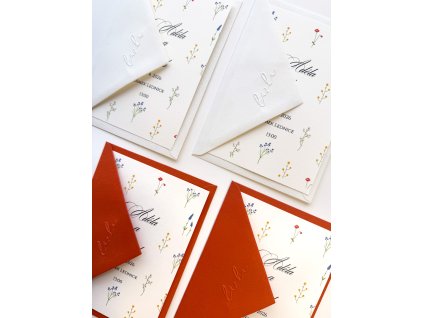 Svatební oznámení - Oli Green