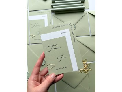 Svatební oznámení - Sage