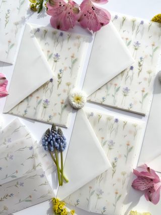 Jaro přichází a s ním i naše novinka Transparentní přebal s motivem Luční kvítí 🌸 Více transparentních přebalů najdete na...