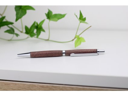 Klikací propiska ze dřeva Amarant