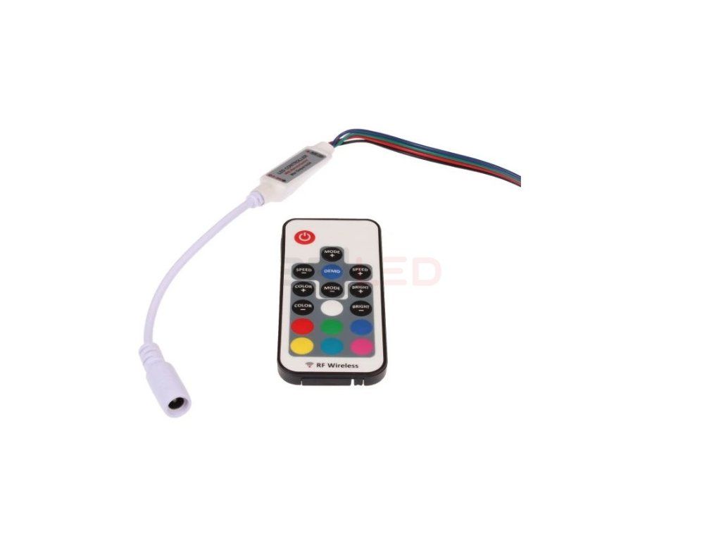 20356 rf led ovladac mini rgb 12 24v 72w