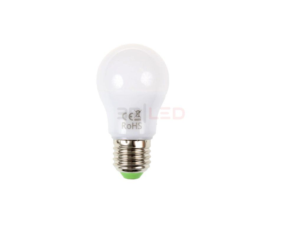 20563 led zarovka e27 sa 6w 500lm tepla bila