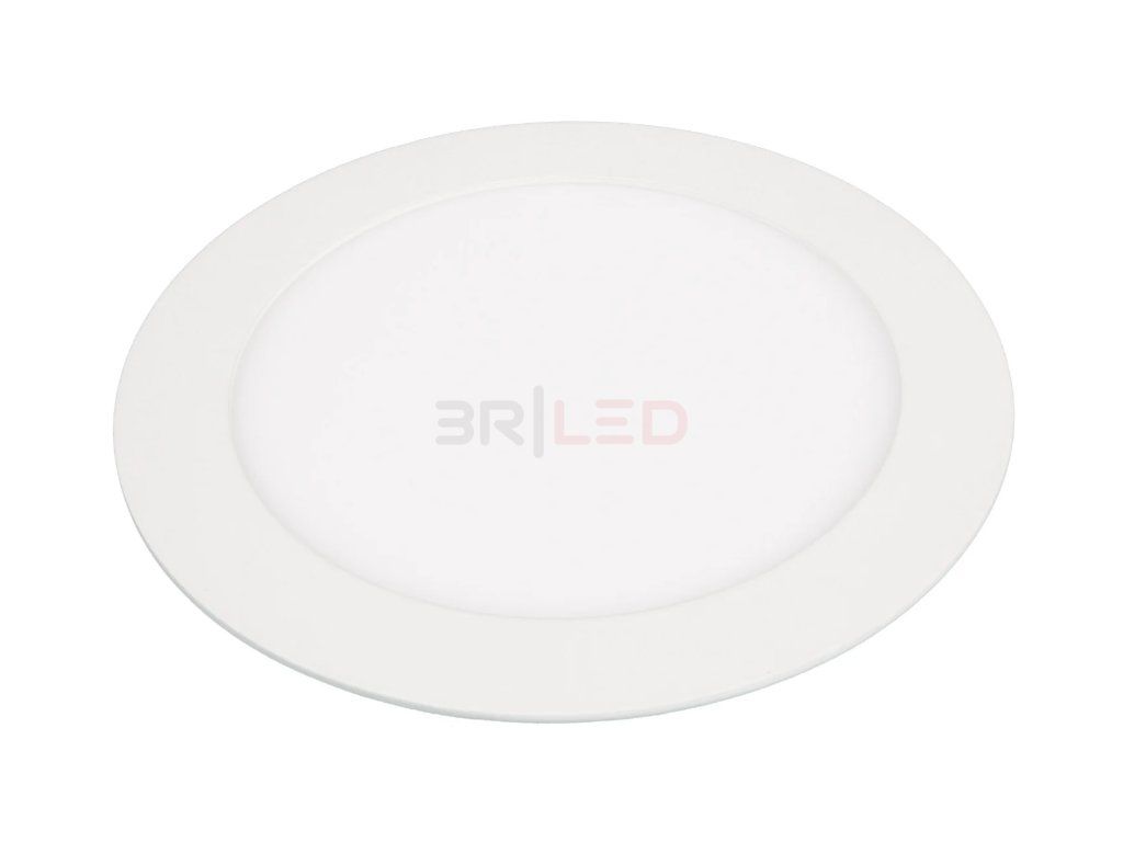 mini LED panel, vestavný, kulatý, 12W (Barva studená bílá CW)