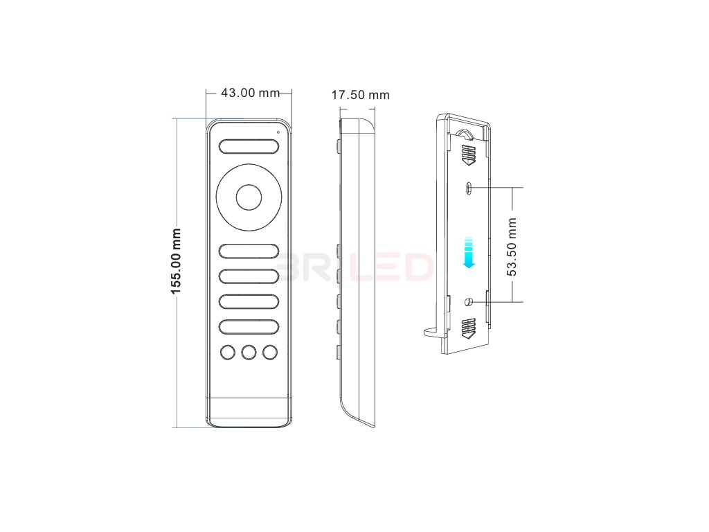 Ovladač dimLED 4 kanály