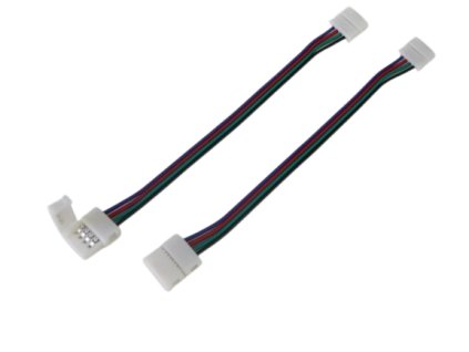 RGB spojka click 10mm s kabelem