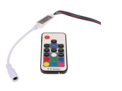 RF LED ovladač Mini RGB, 12/24V, 72W