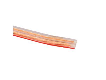 20587 kabel 2 x 0 5mm plochy transparentni