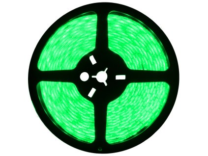 LED pásek, zalitý, 12V, 4,8W/m, ZELENÝ, IP65