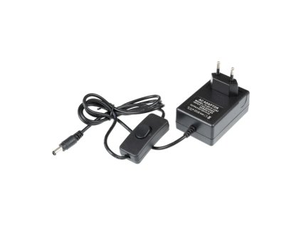 LED napájecí zdroj 12V, 24W, 2A, s vypínačem