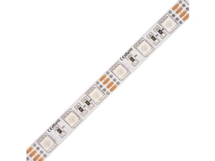 RGB LED pásek, 12V, vnitřní, 14,4W, 800lm/m, IP20
