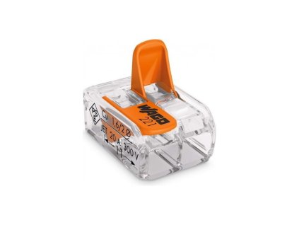 WAGO 2x2.5 pruhledna