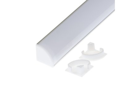 Koncovka profilu RO5K, oblouk, plná