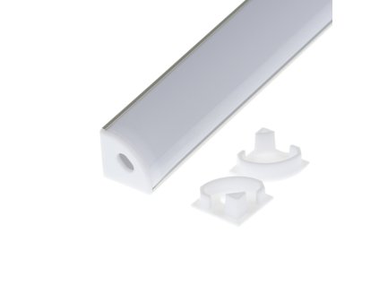 Koncovka profilu RO5K, oblouk, s otvorem