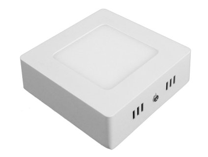 mini LED panel, přisazený, čtverec, 6W, 12x12cm, 470 - 520lm