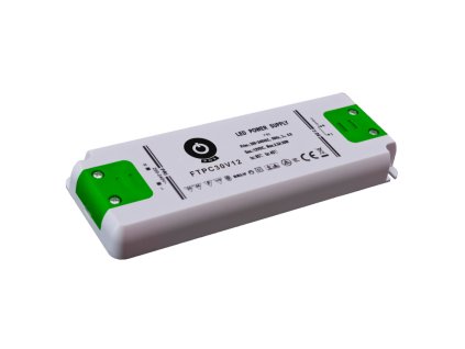 LED napájecí zdroj 12V, 30W, 2,5A, nábytkový, IP20