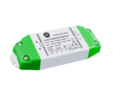 LED napájecí zdroj 12V, 15W, 0,25A, nábytkový, IP20