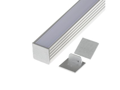 Koncovka profilu N4, stříbrná