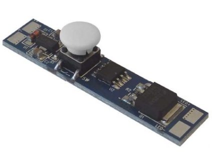 LED stmívač do profilu tlačítkový