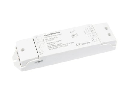 dimLED přijímač pro RGBW LED pásky, 12-36V, 4x5A