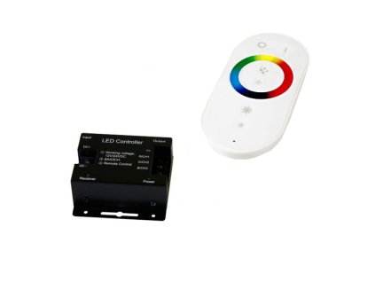 LED ovladač RGB RING dotykový bílý