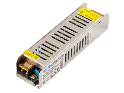 LED napájecí zdroj 12V, 60W, 5A, IP20 vnitřní, plech, SLIM