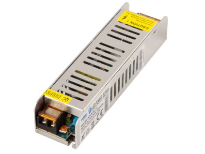 LED napájecí zdroj 12V, 80W, 6,6A, IP20 vnitřní, plech, SLIM
