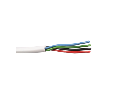 24019 kabel 4 x 0 75mm kulaty bily