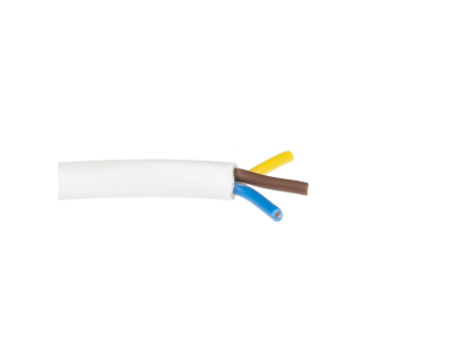 24031 kabel 3 x 0 75mm kulaty bily
