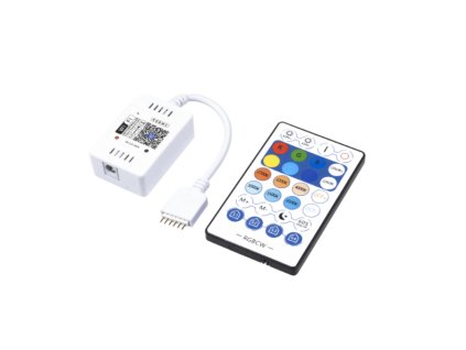 WiFi Smart LED ovladač RGB+WW+CW, 12-24V, 5x4A