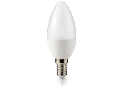 LED žárovka, svíčka, E14, 10W, 800lm, denní bílá