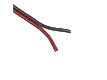 Kabel 2 x 0,75mm, plochý, černý