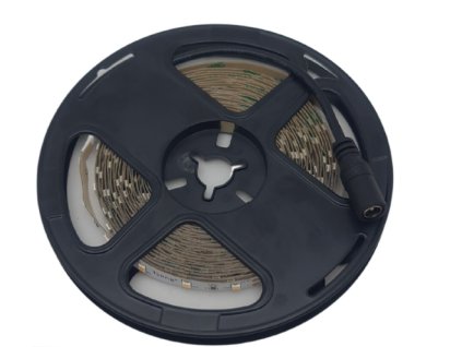 LED pásek, vnitřní, 12V, 9,6W/m, 960lm, denní bílá, IP20