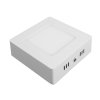 mini LED panel, přisazený, čtverec, 6W, 12x12cm, 470 - 520lm
