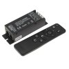 Ovladač/stmívač pro LED pásky, dálkový, 1kanálový, RF 12-24V/25A, RJ45 připojení