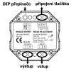230V LED ovladač DIMM 10 240W vstupy a výstupy