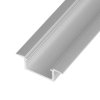 LED profil, V5, vestavný, stříbrný, bez difuzoru, 2m