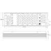 LED napájecí zdroj 12V, 150W, 12,5A, IP20 vnitřní, plech SLIM